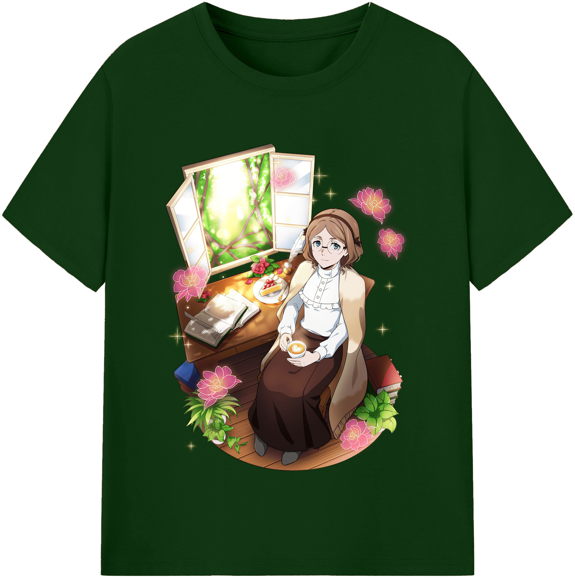 （画像用） 文豪ストレイドッグス Bungo Stray Dogs 綿100％半袖Tシャツ（フロントプリント）